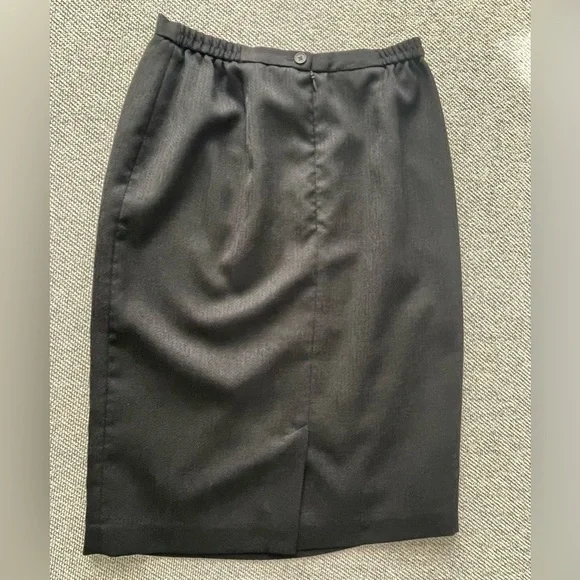 Worthington Gray Midi Pencil Skirt Work - Picture 6 of 16